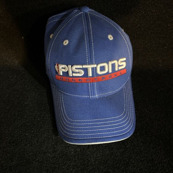 Detroit Pistons Adidas NBA Basketball Strapback Hat/Cap - Picture 1 of 13